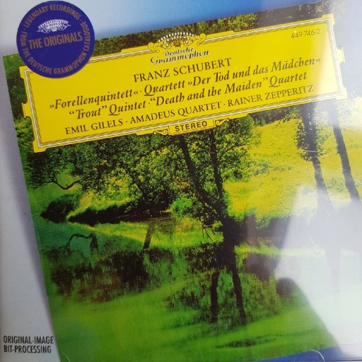 Zdjęcie oferty: Schubert Quintet The Trout, Gilels, Amadeus Q. CD