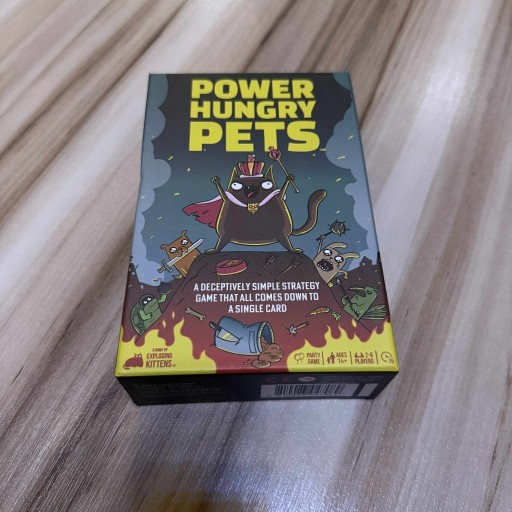 Zdjęcie oferty: Power Hungry Pets - Gra karciana od Exploding Kittens