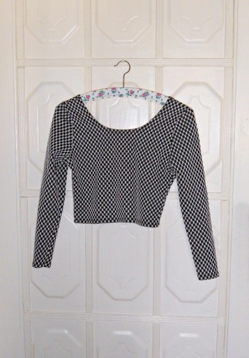 Zdjęcie oferty: Czarno biały croptop topshop 36,S/38,M top