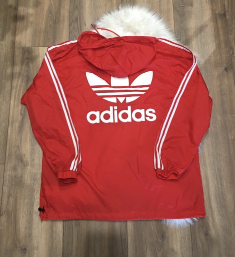 Zdjęcie oferty: Czerwona kurtka wiatrówka Adidas L