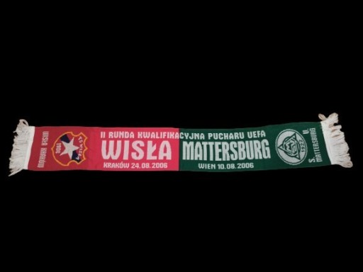 Zdjęcie oferty: Szalik szal Wisła Kraków - SV Mattersburg 2006