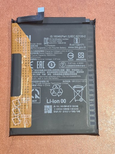 Zdjęcie oferty: XIAOMI REDMI NOTE 10 PRO oryginalna bateria