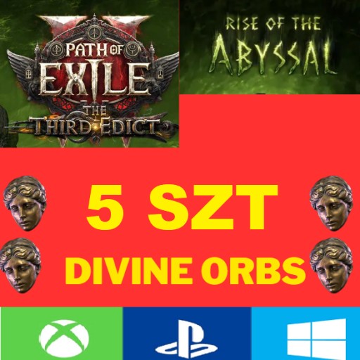 Zdjęcie oferty: POE2 2 DIVINE ORB PATH OF EXILE 5 THE THIRD EDICT LIGA RISE OF THE ABYSSAL