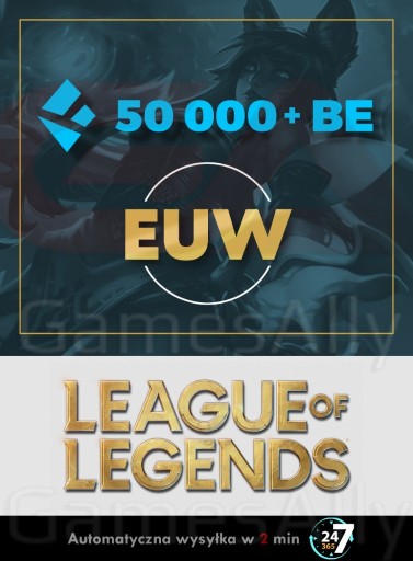 Zdjęcie oferty: League of Legends KONTO LOL SMURF EUW 50-60k BE