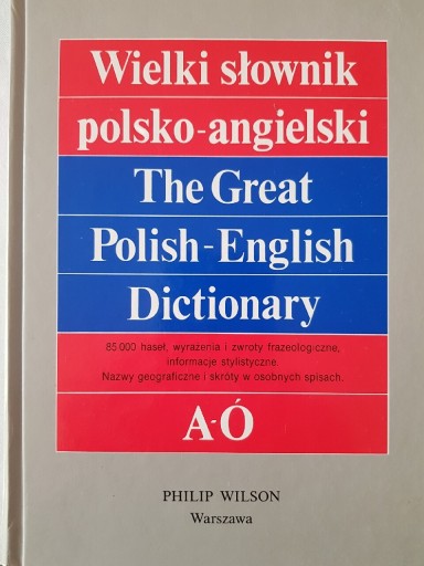 Zdjęcie oferty: Wielki słownik polsko-angielski