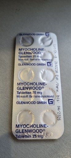 Zdjęcie oferty: Myocholine 25 mg