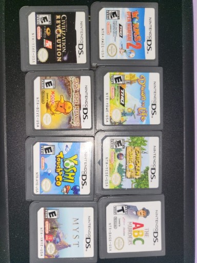 Zdjęcie oferty: Gry Nintendo DS Yoshi, MYST, Ivy The Kiwi etc