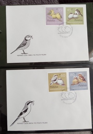 Zdjęcie oferty: FDC 3419-22  Pisklęta Ptaków Śpiewających