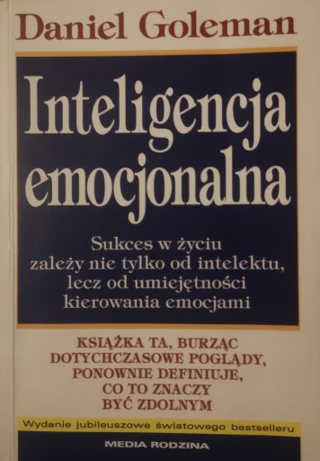 Zdjęcie oferty: Inteligencja emocjonalna. Goleman  (-30%) 