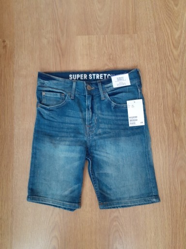 Zdjęcie oferty: H&M jeansowe szorty r.134