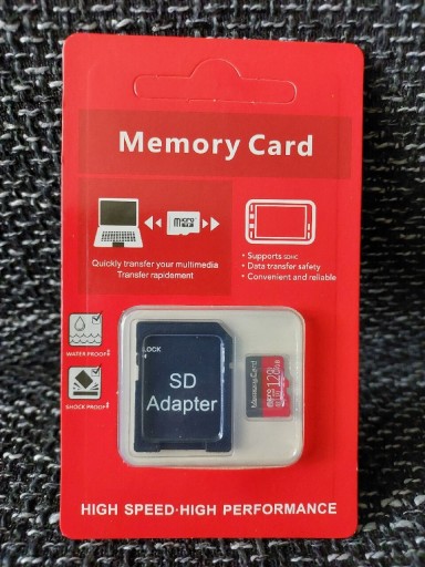 Zdjęcie oferty: Karta sd 128GB czarny NOWA adapter SD Memory Card 