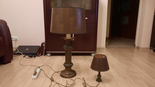 Zdjęcie oferty: Lampa podłogowa i lampka biurkowa/nocna -komplet