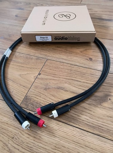 Zdjęcie oferty: Kable RCA equilibrium stage g2 -audiothlon