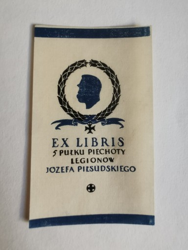 Zdjęcie oferty: Ex-libris 5 Pułku Piechoty Legionów J.Piłsudskiego
