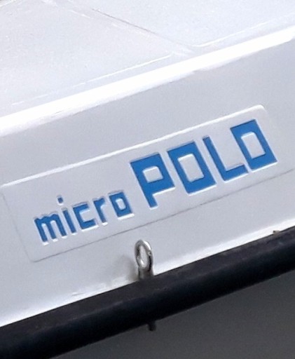 Zdjęcie oferty: Niebieski odbijacz Napis na jacht Micro Polo.