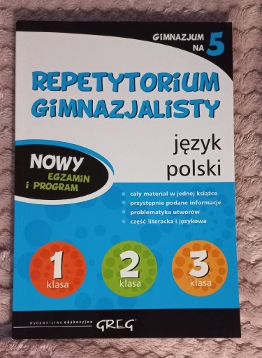 Zdjęcie oferty: Repetytorium gimnazjalisty język polski 