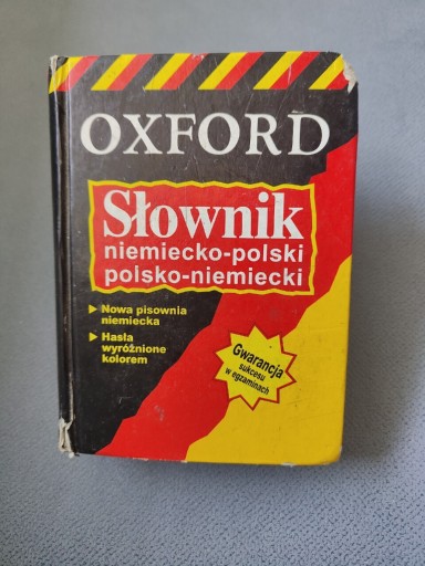 Zdjęcie oferty: Słownik niemiecko-polski, polsko-niemiecki Oxford