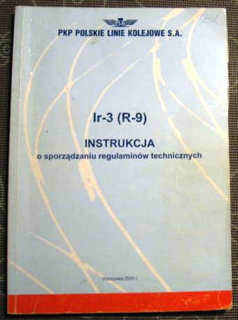 Zdjęcie oferty: Ir-3 O sporządzaniu regulaminów technicznych