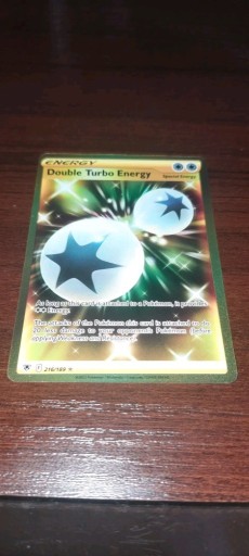 Zdjęcie oferty: Karta pokemon double turbo Energy Golden 