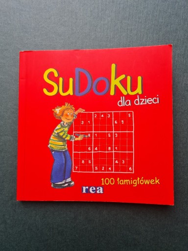 Zdjęcie oferty: SuDoKu dla dzieci 100 łamigłówek rea