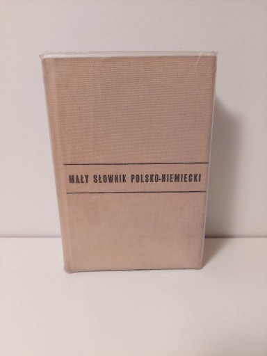 Zdjęcie oferty: Mały Słownik Polsko-Niemiecki 1972 Jan Czochralski