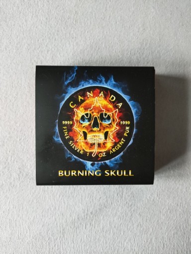 Zdjęcie oferty: 2018 Canada 5$ Maple Leaf - Burning Skull
