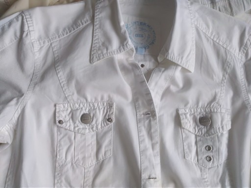 Zdjęcie oferty: Biała koszula tunika damska Cecil jeans denim M