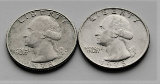 Zdjęcie oferty: 25 cent 1978  D i bzm quarter dollar 2 sztuki