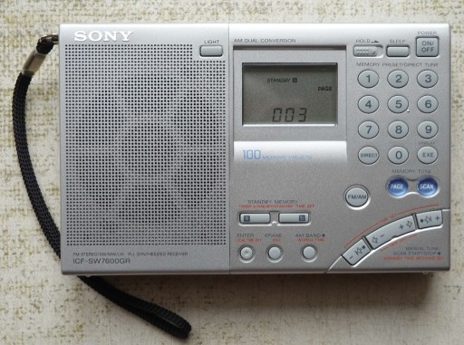 Zdjęcie oferty: Radio Globalne SONY ICF-SW7600 GR Jak nowe.