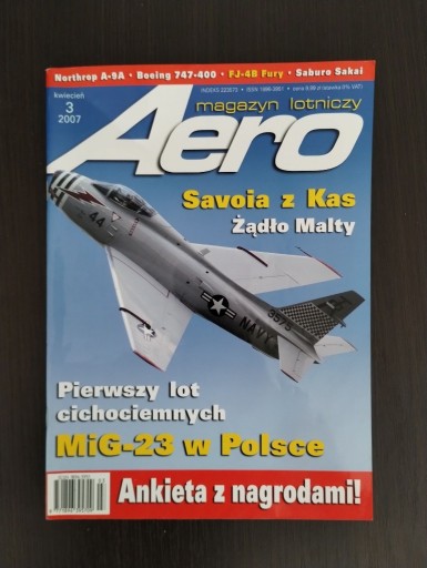 Zdjęcie oferty: Aero magazyn lotniczy nr 1 / 2007 