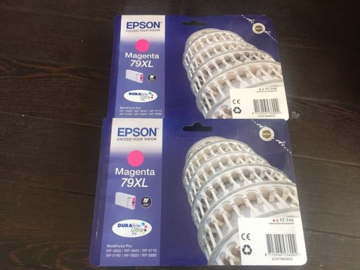 Zdjęcie oferty: Tusz Epson 79XL C13T79034010 MAGENTA 4630 ORYGINAŁ