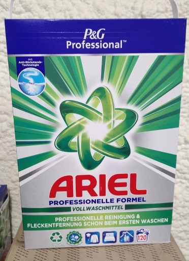 Zdjęcie oferty: Proszek Ariel Professional 7,2 kg 120 prań  DE