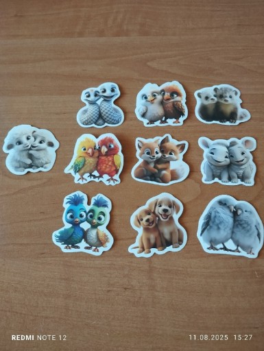 Zdjęcie oferty: Naklejki zwierzątka (14)