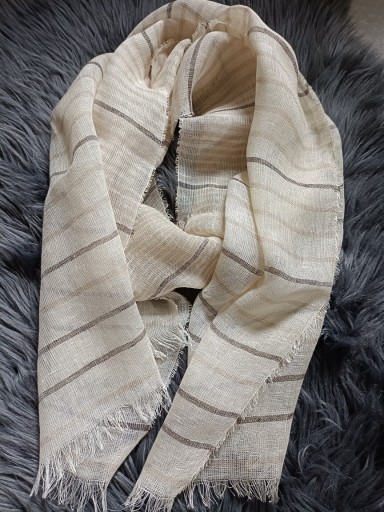 Zdjęcie oferty: Szalik len Massimo Dutti 