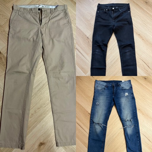 Zdjęcie oferty: Zestaw spodnie męskie rozmiar 31 Reserved H&M Bershka