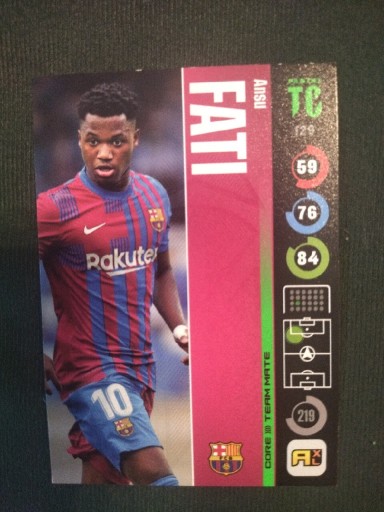 Zdjęcie oferty: PANINI Top Class 2022 129 Ansu Fati