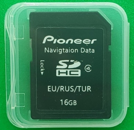 Zdjęcie oferty: Mapa Europy karta SD/USB dla urządzeń Pioneer AVIC