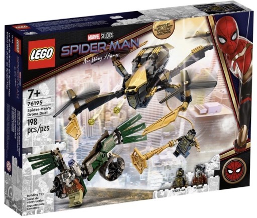 Zdjęcie oferty: LEGO Marvel #76195 Bojowy dron Spider-Mana NOWE 7+