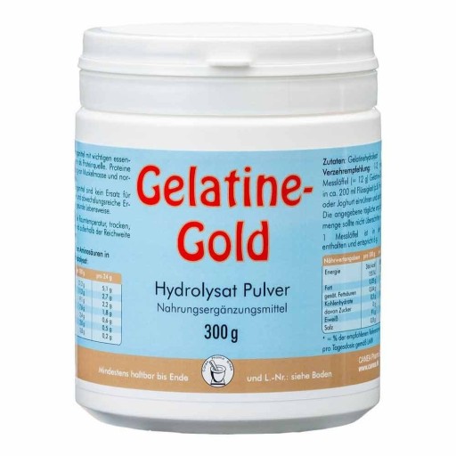 Zdjęcie oferty: Gelatine gold Hydrolizat proszek 300 g