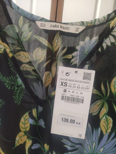 Zdjęcie oferty: sukienka ZARA XS z metką