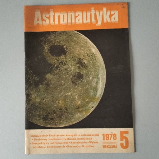 Zdjęcie oferty: Astronautyka Nr 5 1978