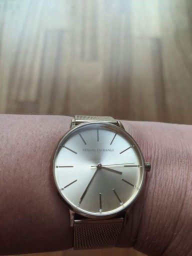 Zdjęcie oferty: ARMANI piękny efektowny złoty zegarek damski