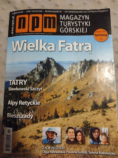 Zdjęcie oferty: NPM magazyn turystyki górskiej 11/2012