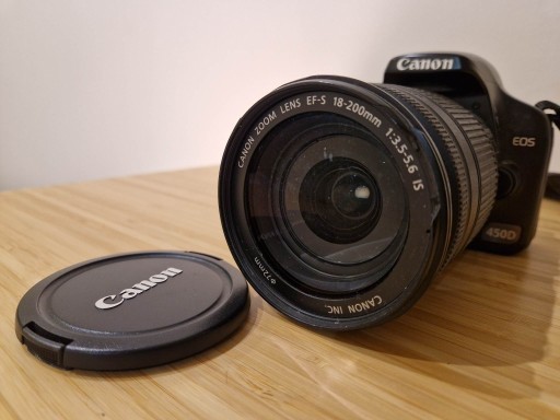 Zdjęcie oferty: Aparat CANON EOS 450D + obiektyw Canon LENS 18-200