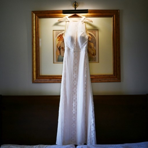 Zdjęcie oferty: Suknia  ślubna Boho koronkowa koronka rozmiar 36