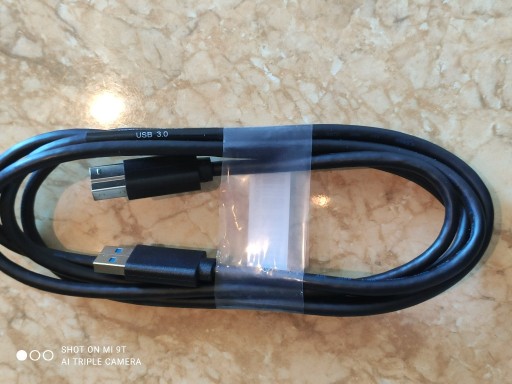 Zdjęcie oferty: Kabel Do Drukarki Skanera Usb 3.0 A-B 80c 30v 1.8m