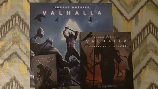 Zdjęcie oferty: Gra planszowa Valhalla KS, dodatek, koszulki, poprawiona edycja