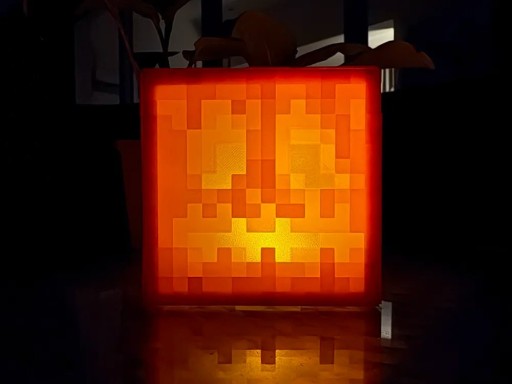 Zdjęcie oferty: Unikatowa lampka Minecraft Jack-o'-lantern – klimatyczna dekoracja 