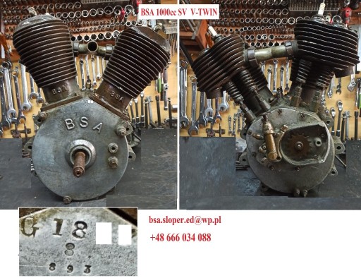 Zdjęcie oferty: BSA 1000 V - TWIN i części różne BSA M20 , M21