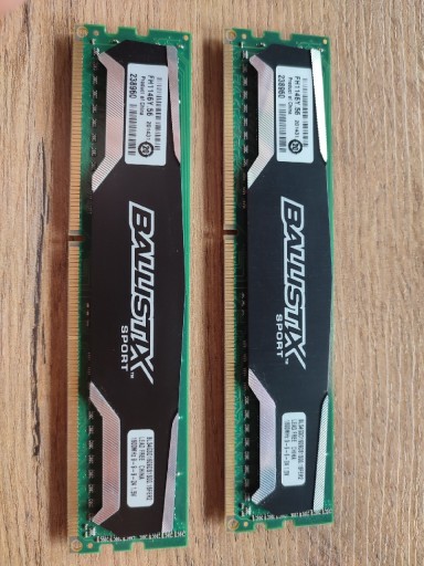 Zdjęcie oferty: Crucial ballistix sport 8gb 1600MHz